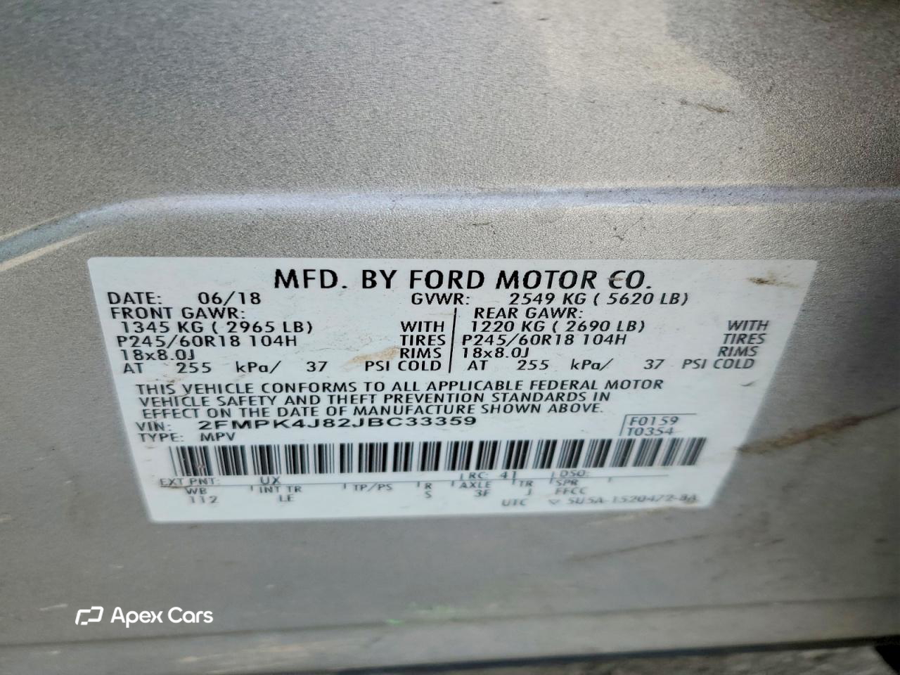 Ford Edge 2018