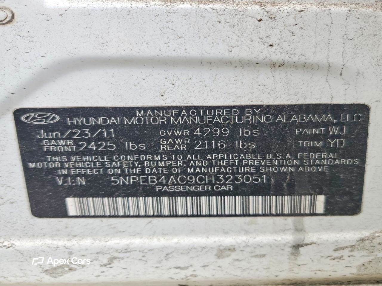 Hyundai Sonata 2012