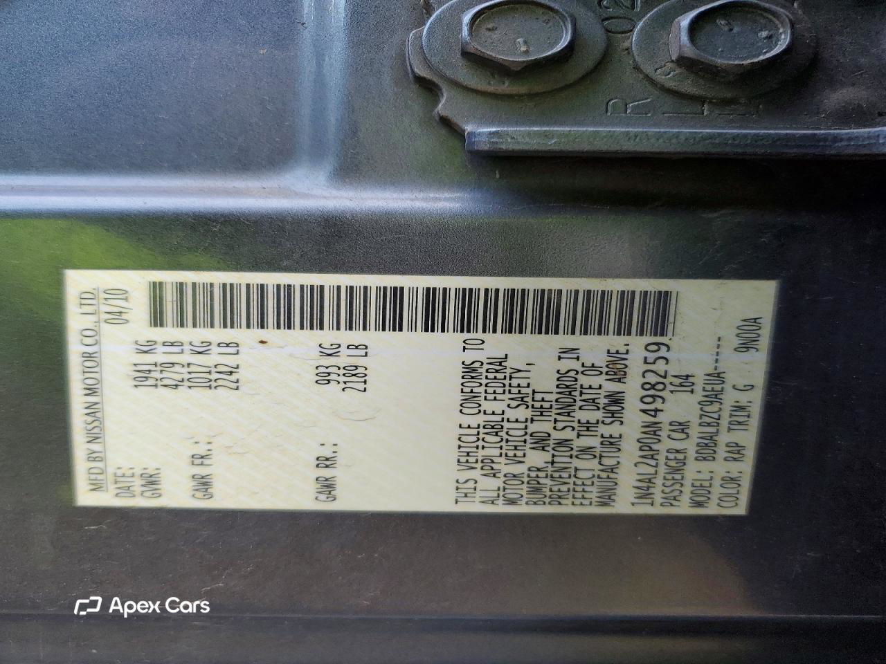 Nissan Altima 2010