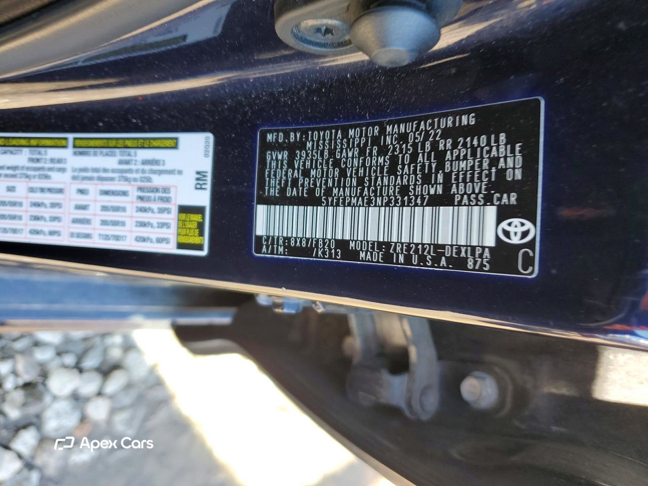 Toyota Corolla 2022