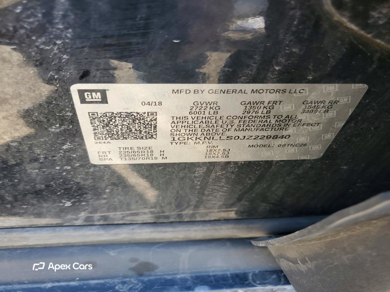 GMC Acadia 2018