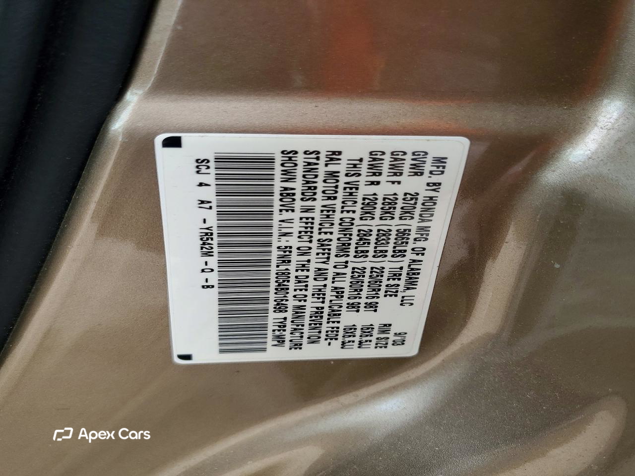 Honda Odyssey 2004