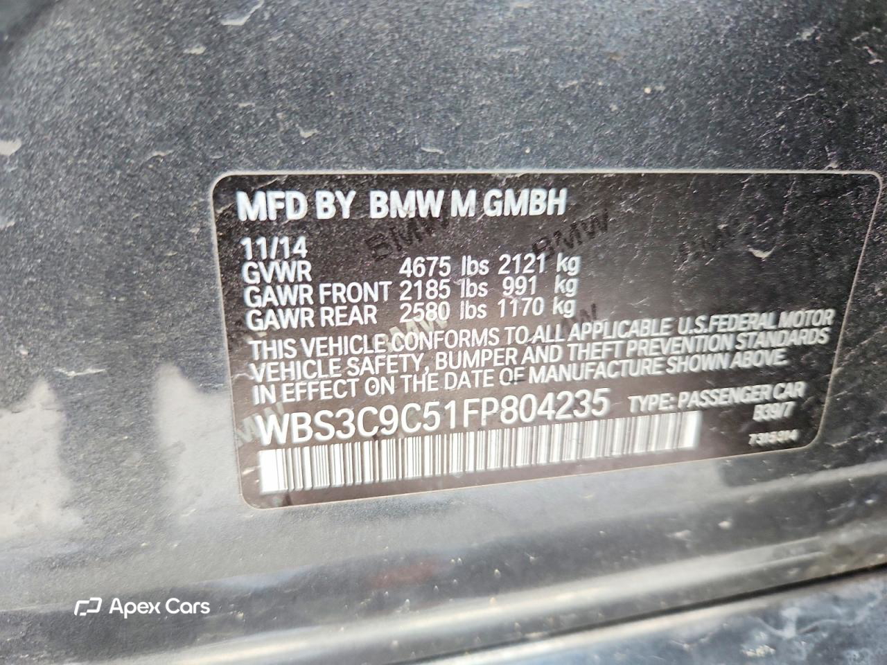 BMW M3 2015