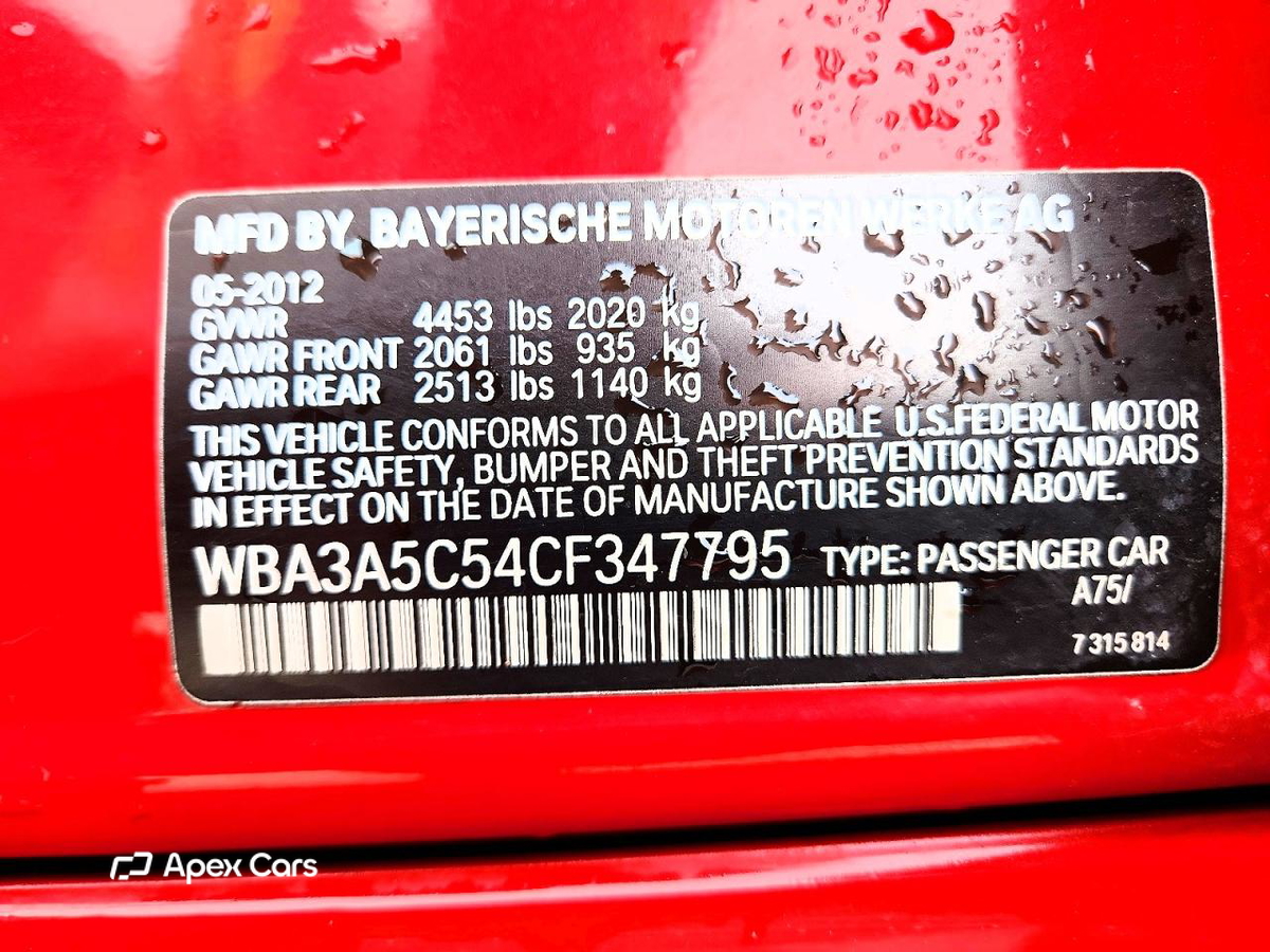 BMW Series 3 2012