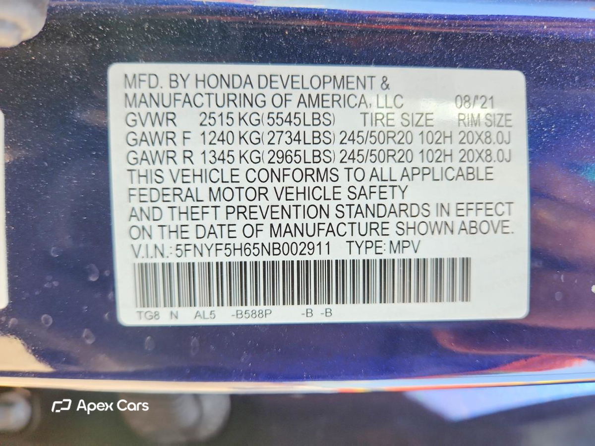 Honda Pilot 2022