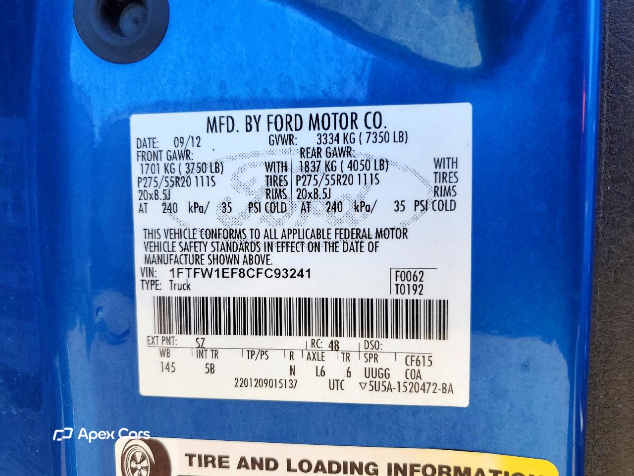 Ford F-150 2012