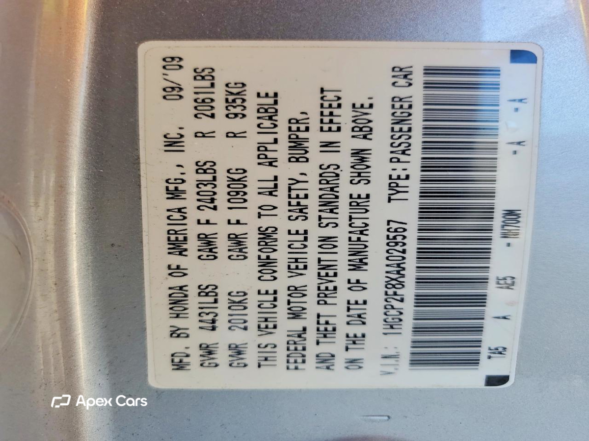 Honda Accord 2010