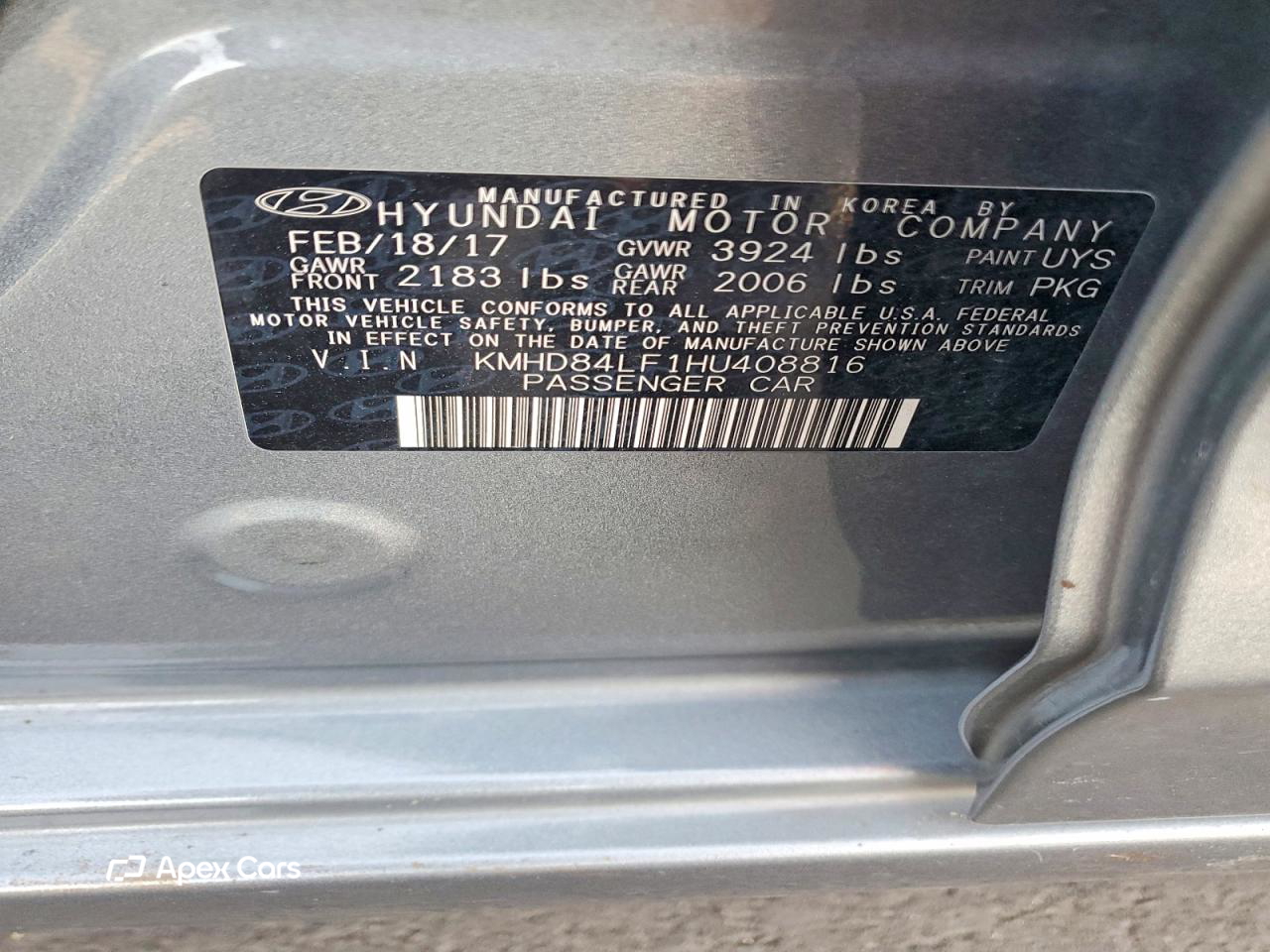 Hyundai Elantra 2017