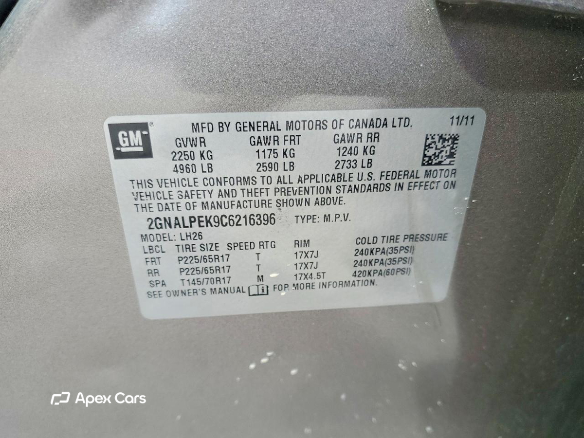 Chevrolet Equinox 2012