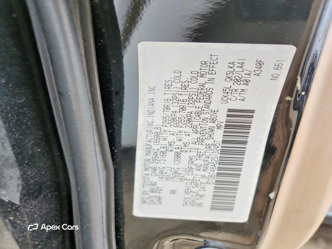 Toyota Sequoia 2002