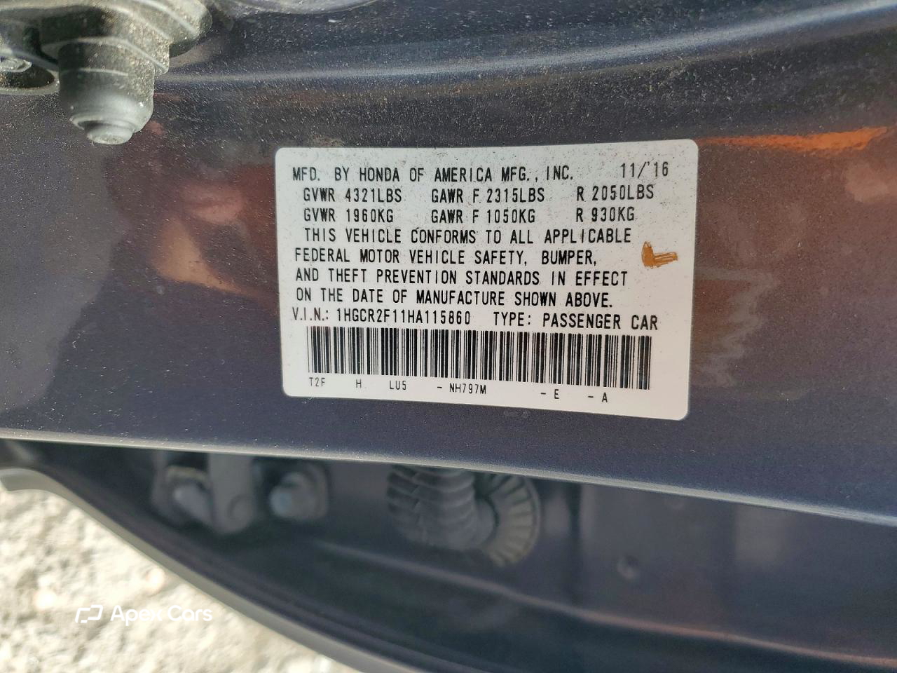 Honda Accord 2017