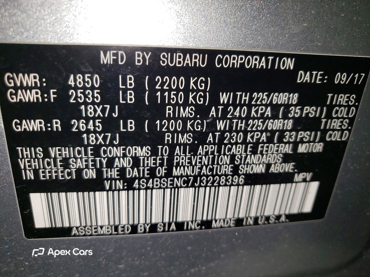 Subaru Outback 2018