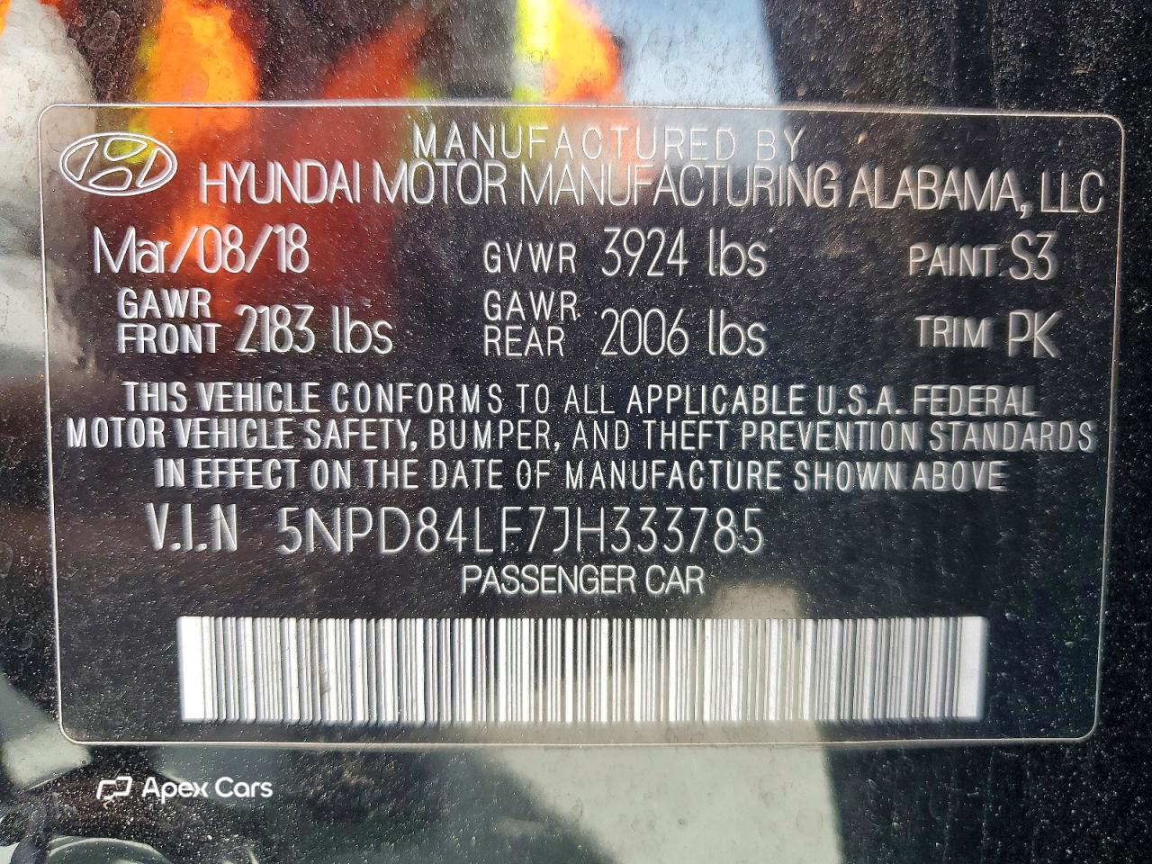 Hyundai Elantra 2018