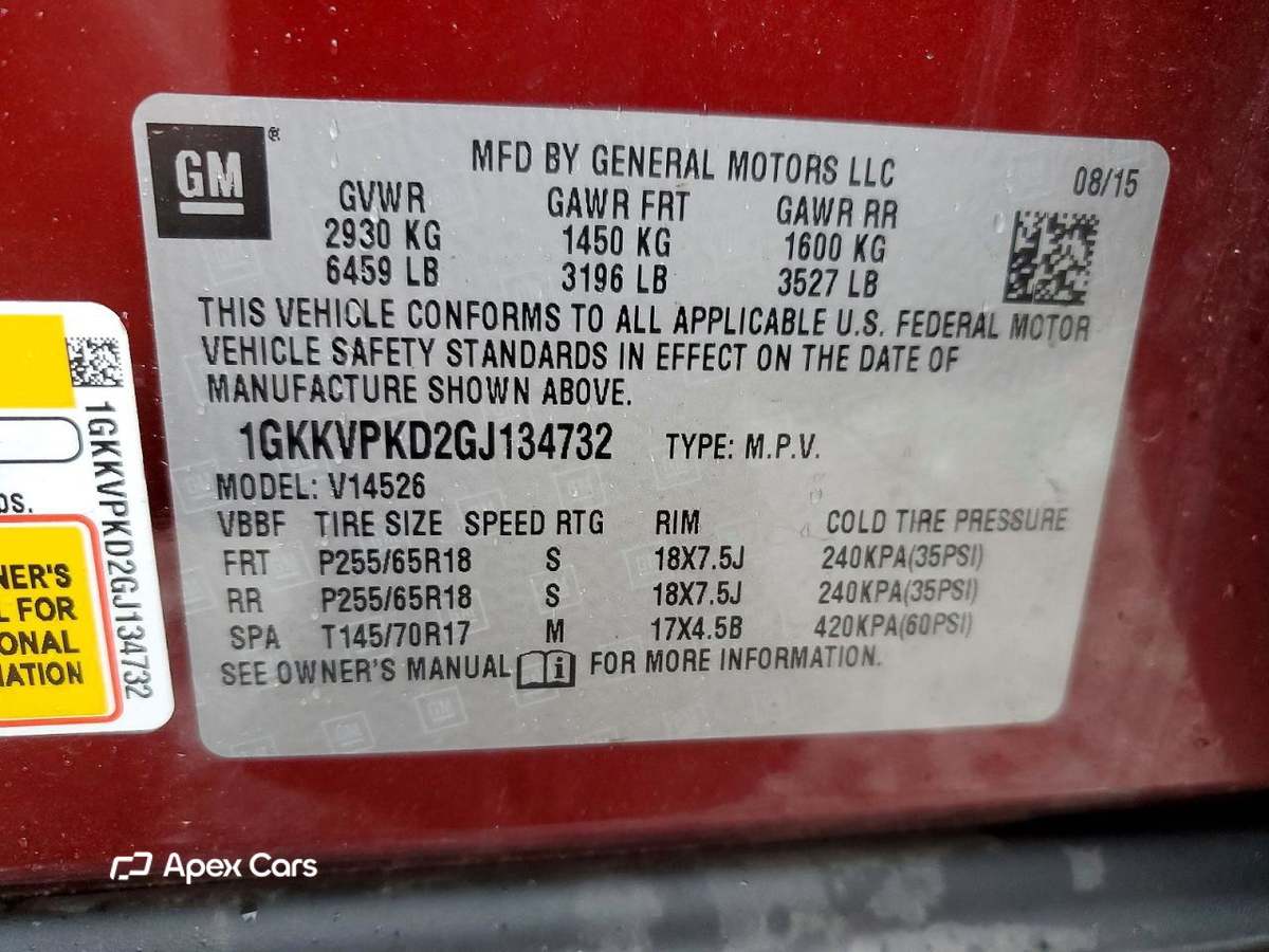 GMC Acadia 2016
