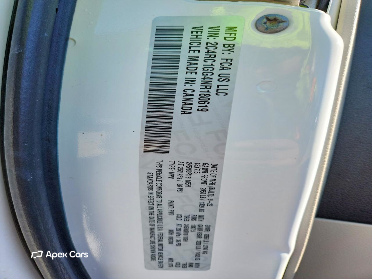 Chrysler Pacifica 2022