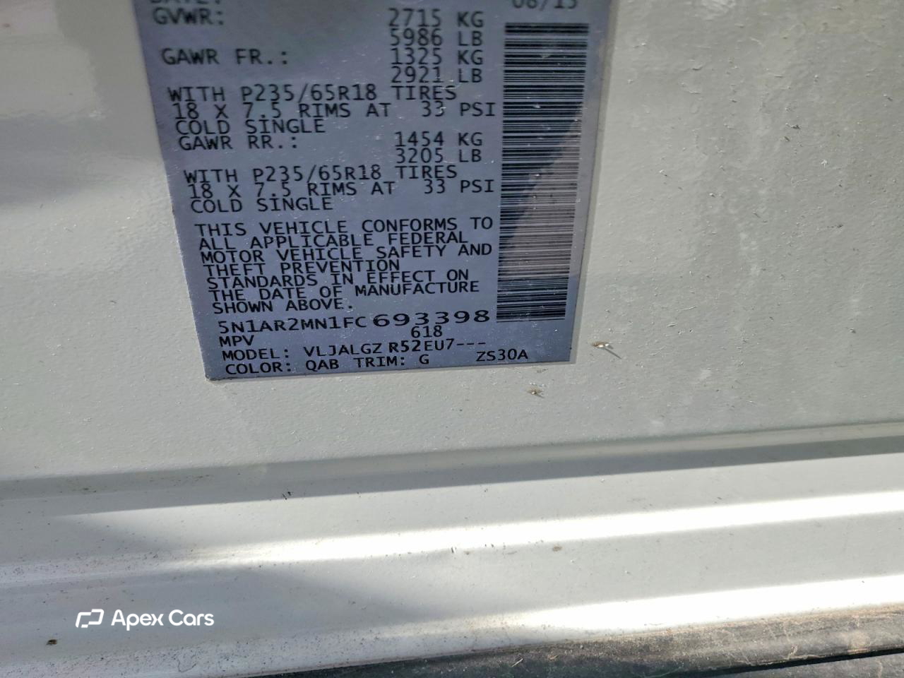 Nissan Pathfinder 2015