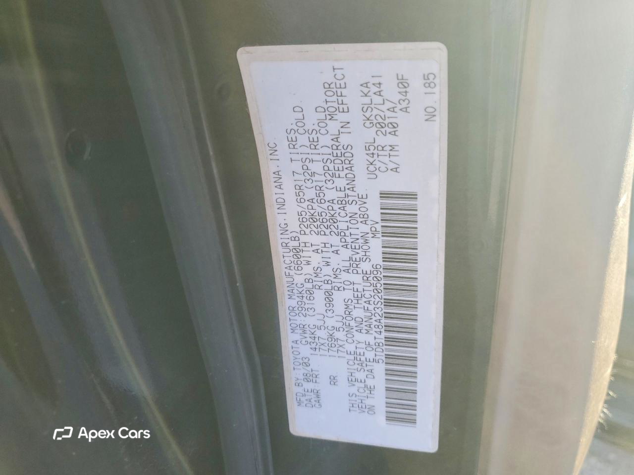 Toyota Sequoia 2003