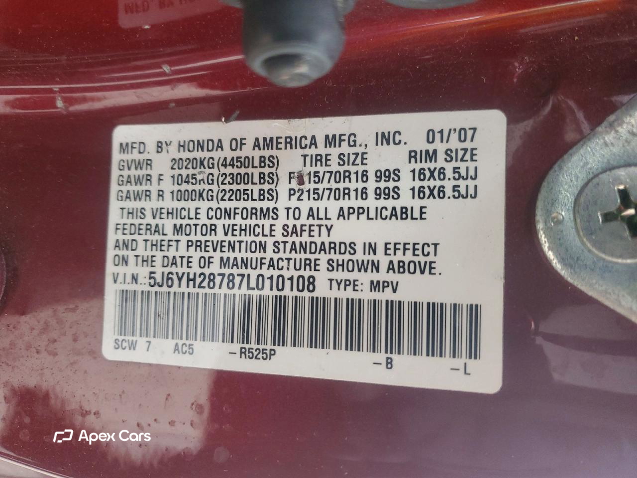 Honda Element 2007