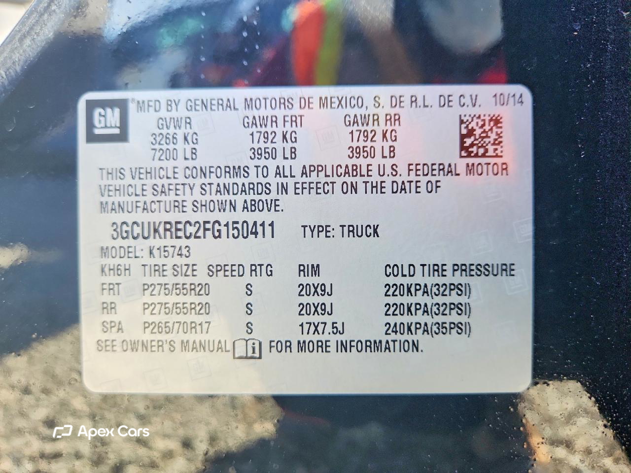 Chevrolet Silverado 2015