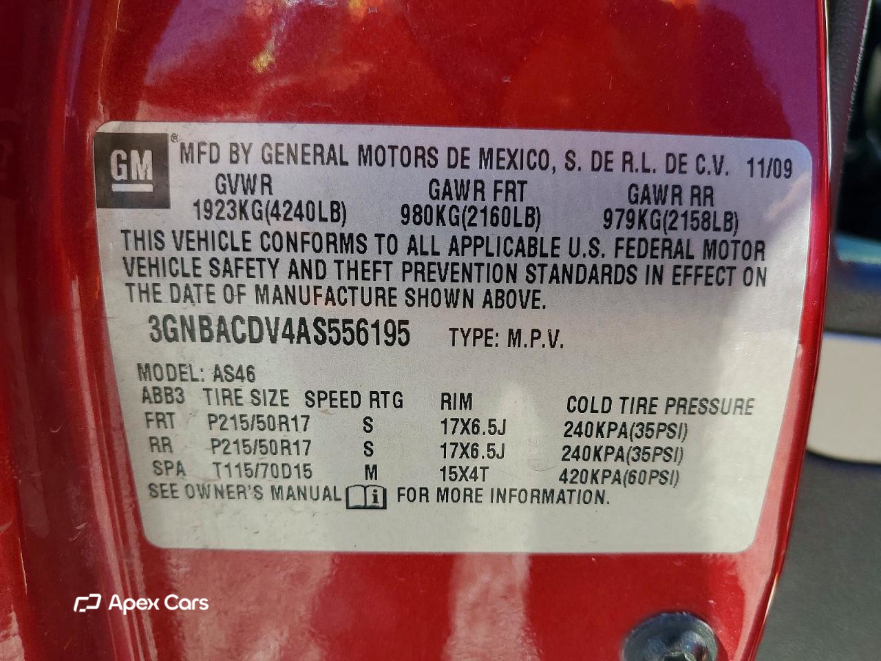Chevrolet HHR 2010
