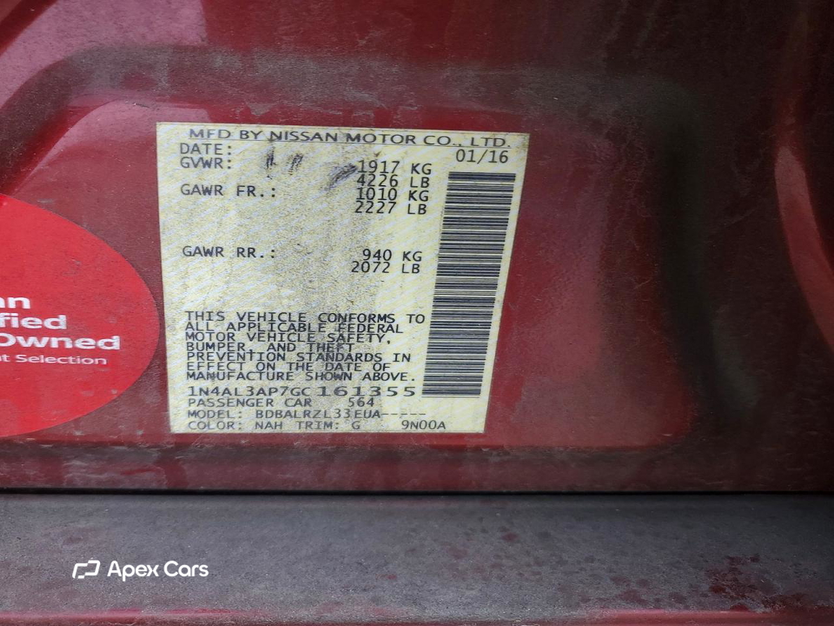 Nissan Altima 2016