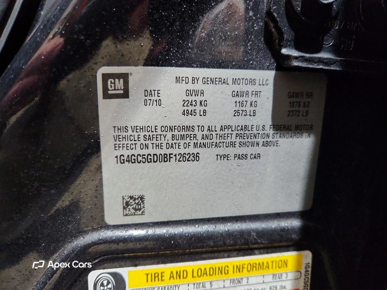 Buick LaCrosse 2011