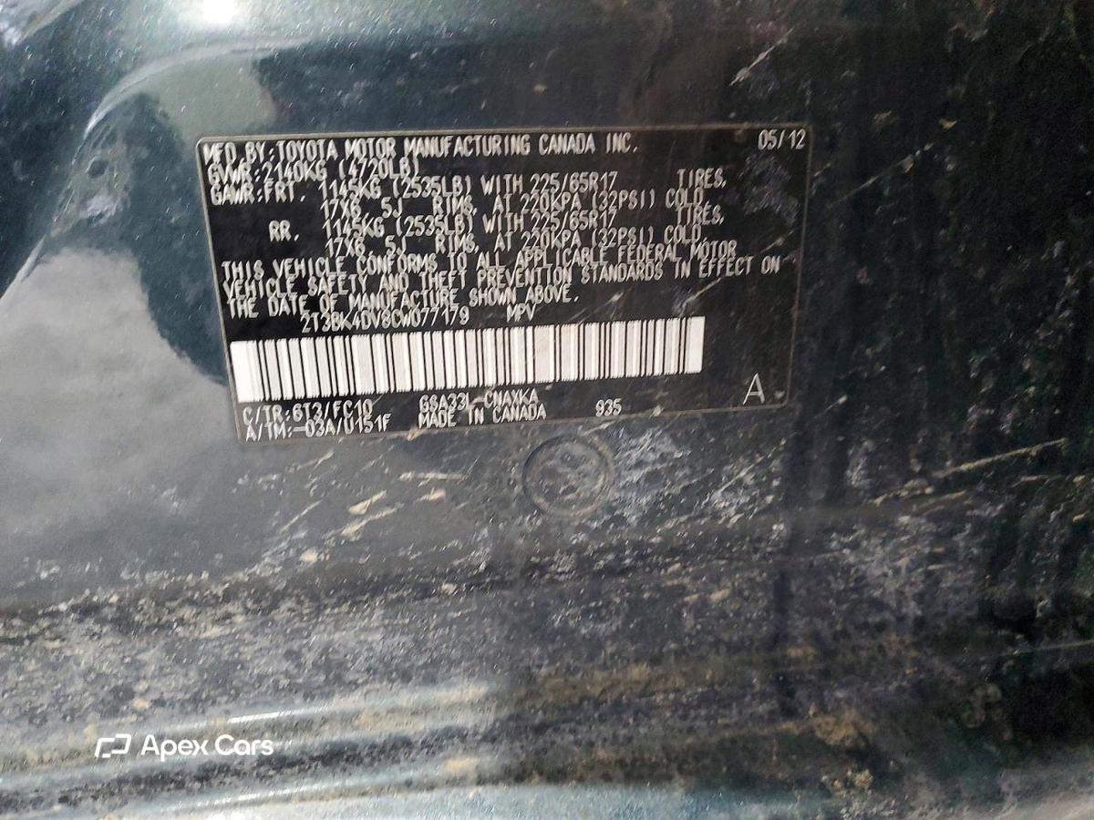 Toyota RAV 4 2012