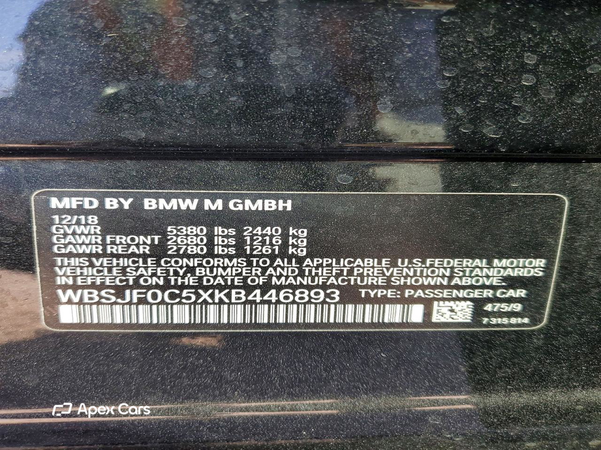 BMW M5 2019
