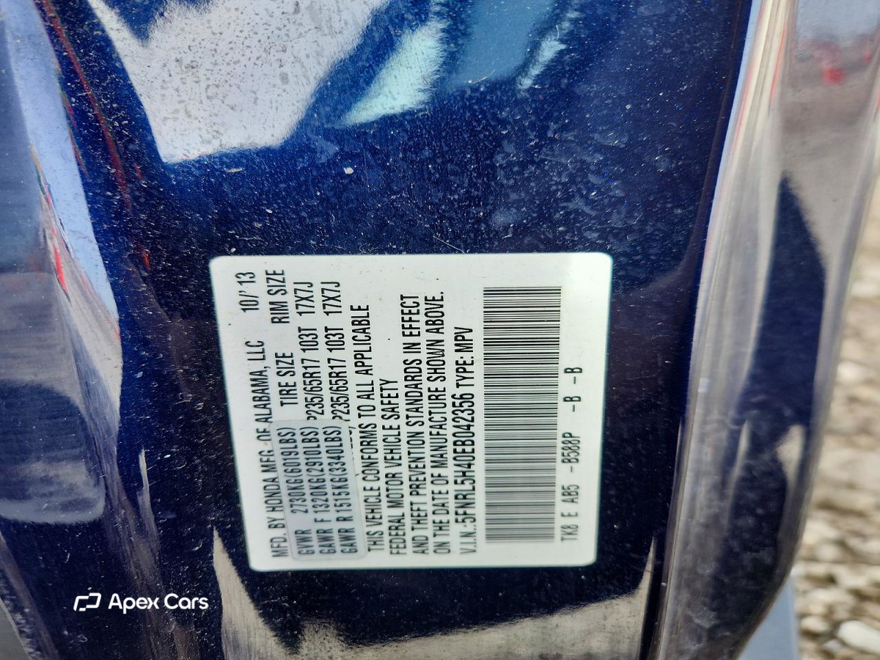 Honda Odyssey 2014