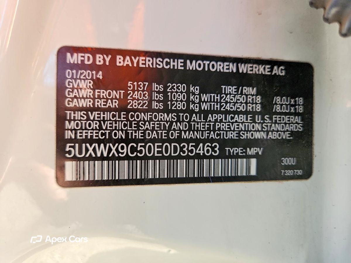 BMW X3 2014