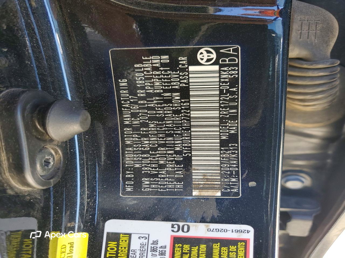 Toyota Corolla 2017