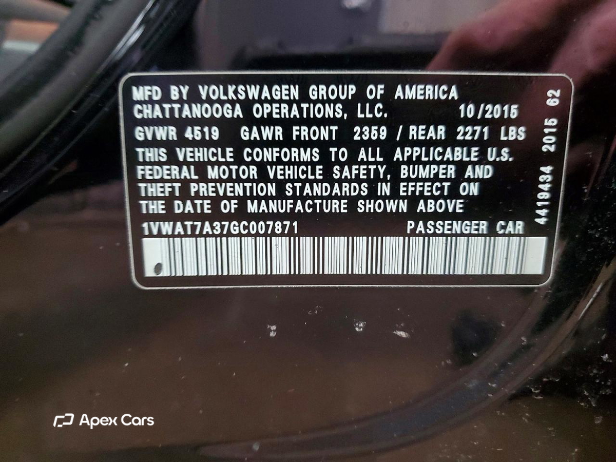 Volkswagen Passat 2016