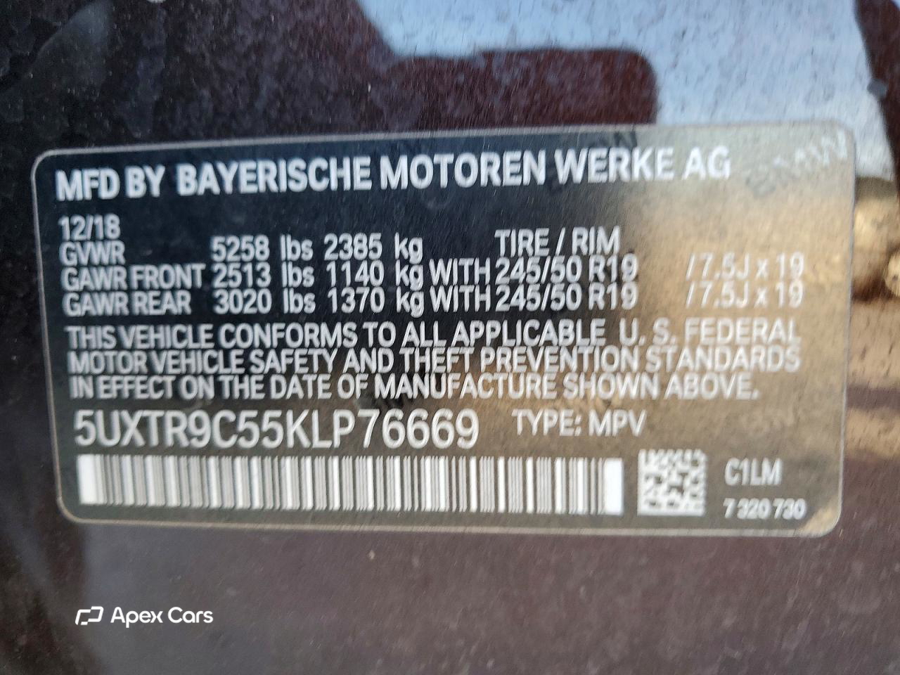 BMW X3 2019