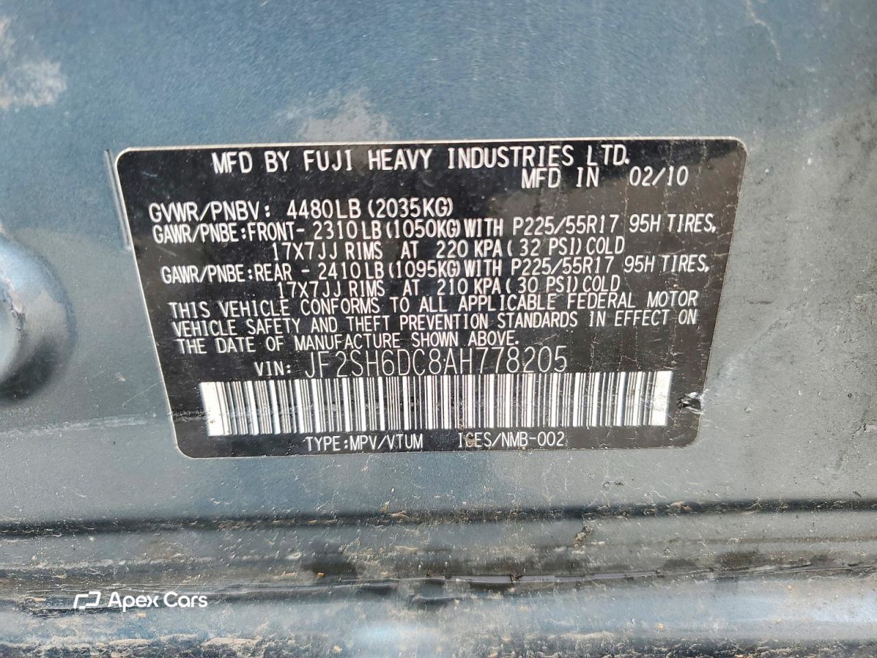 Subaru Forester 2010