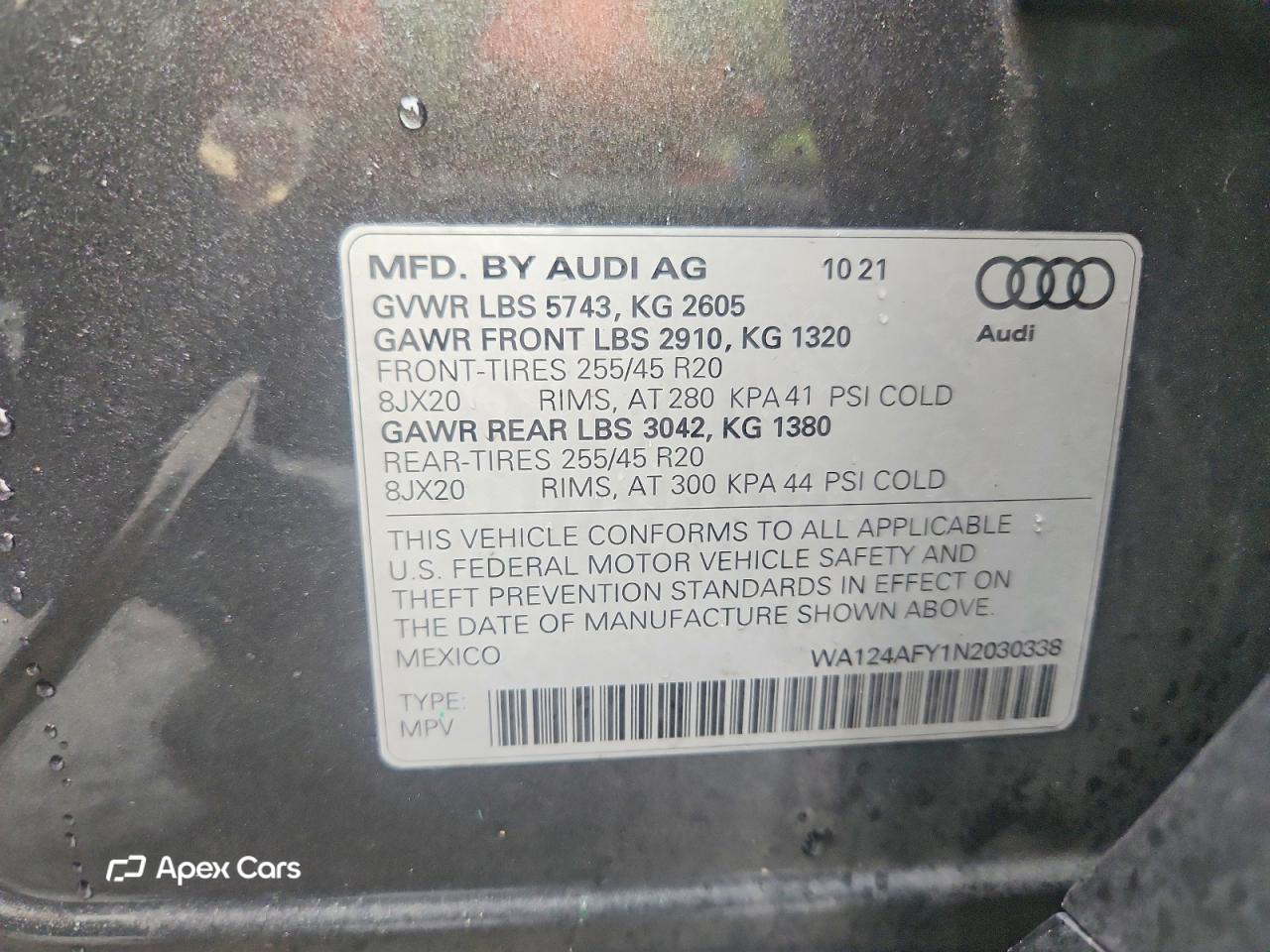 Audi SQ5 2022