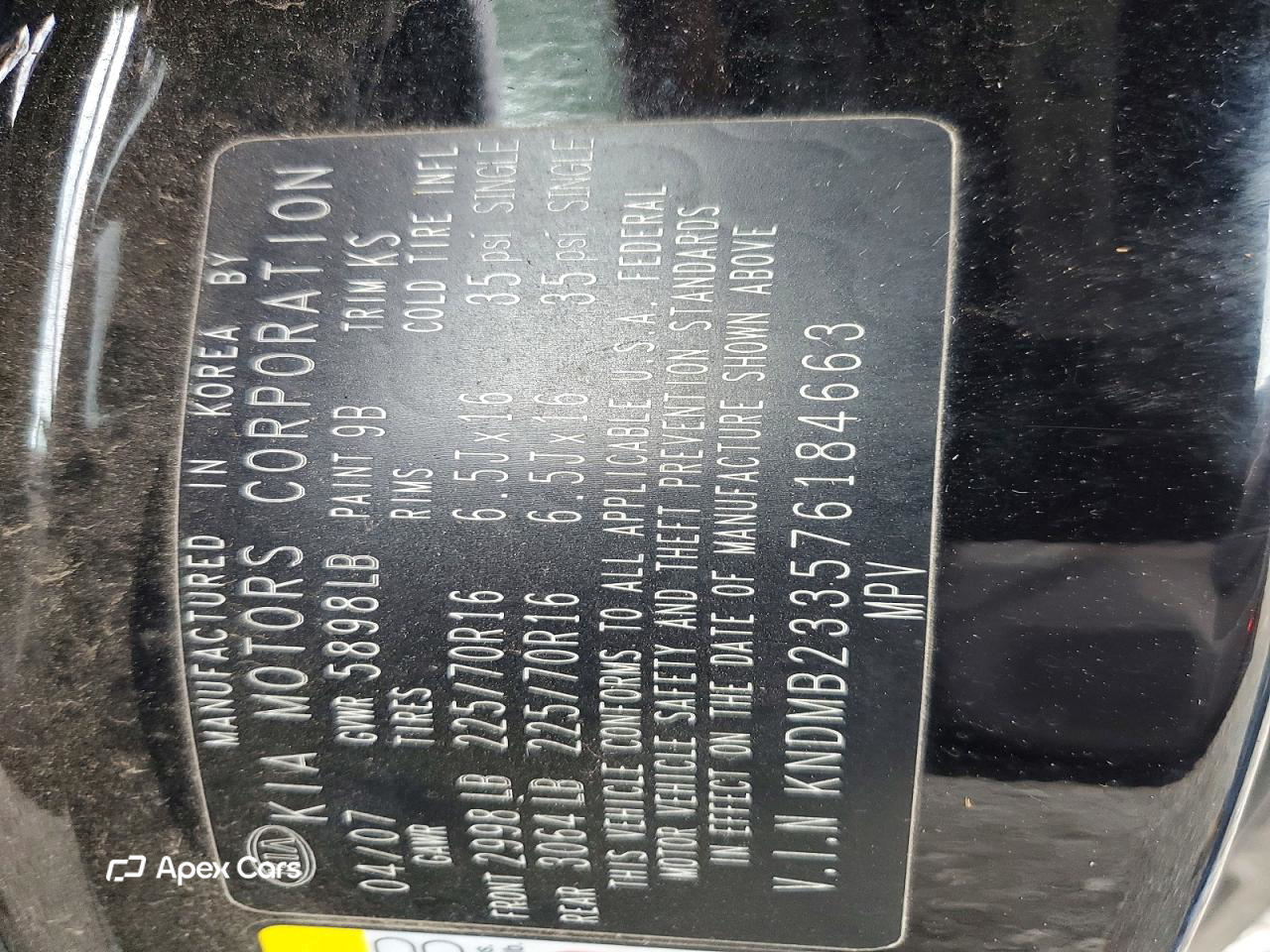 Kia Sedona 2007