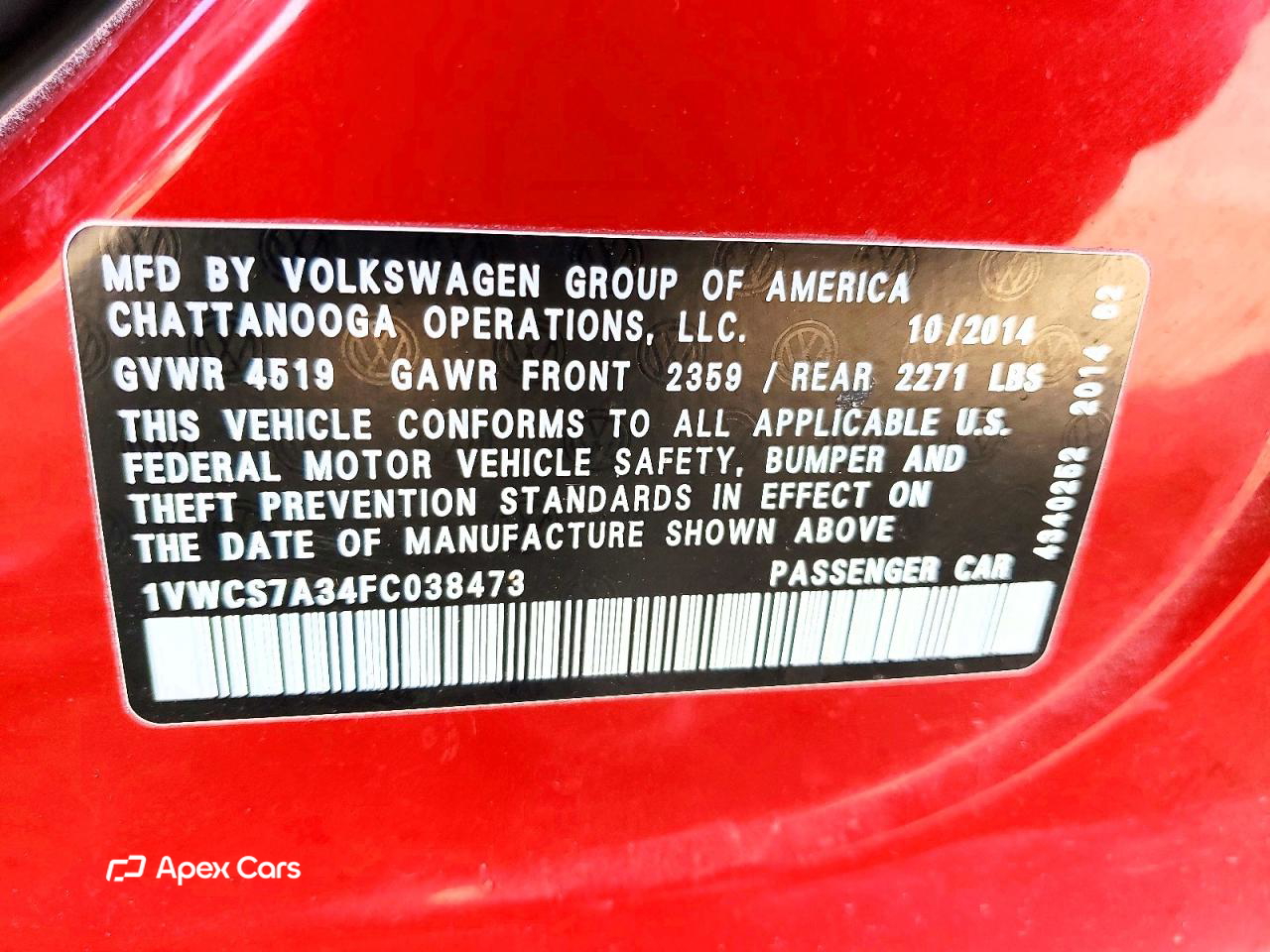 Volkswagen Passat 2015