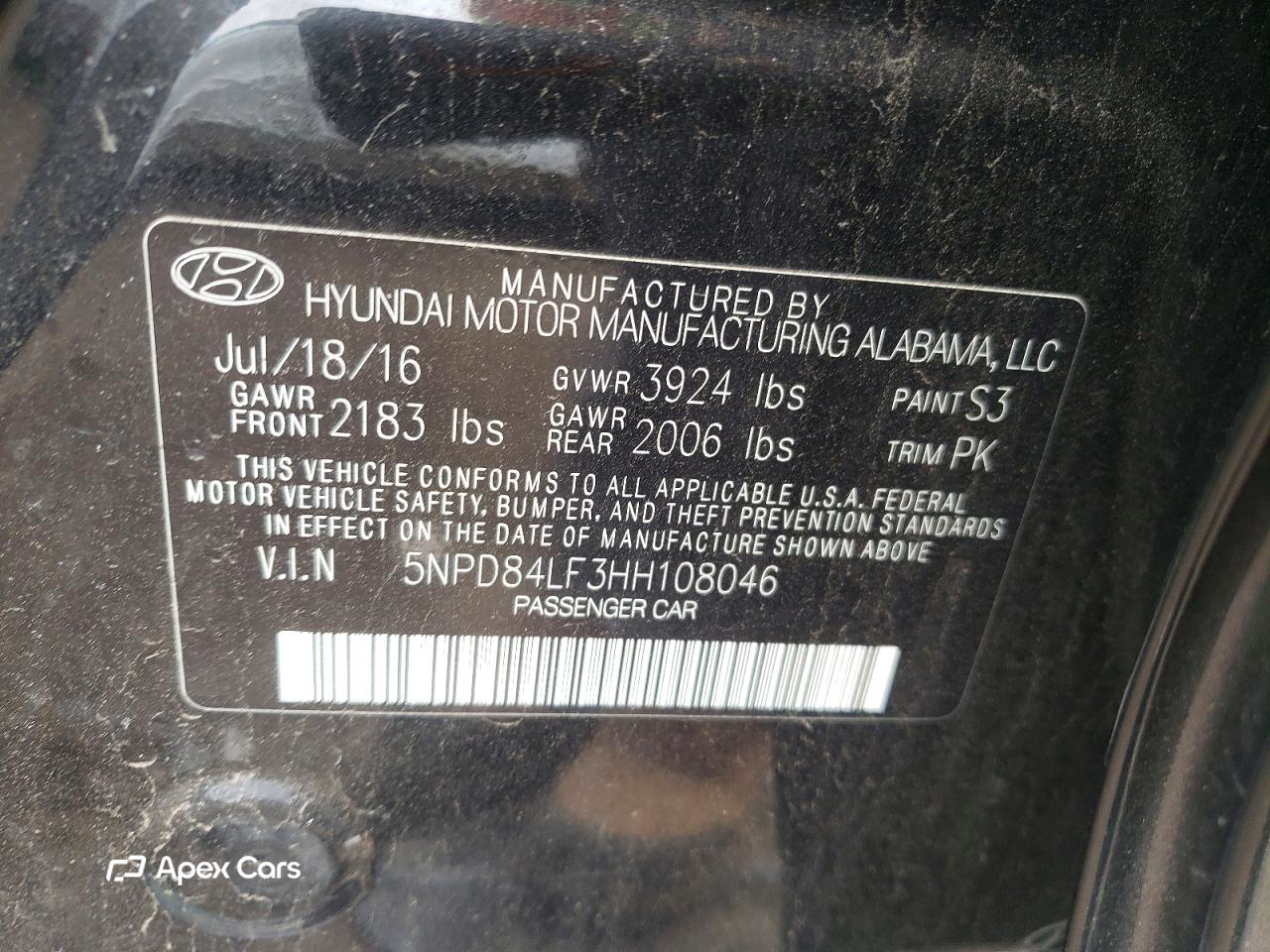 Hyundai Elantra 2017