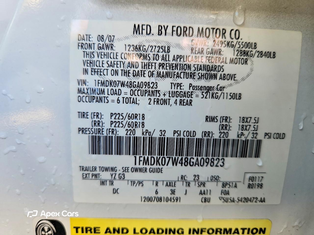 Ford Taurus 2008