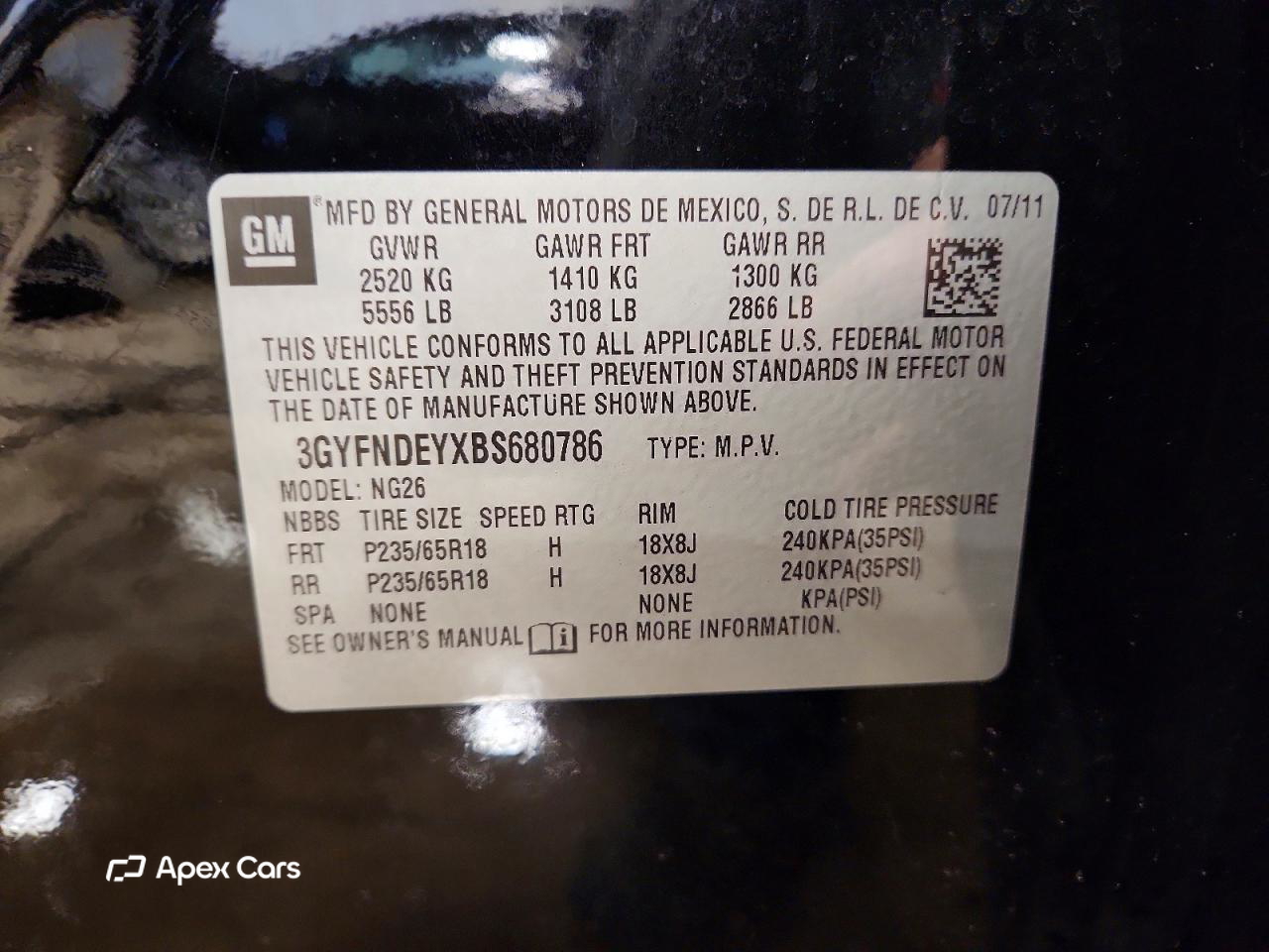 Cadillac SRX 2011