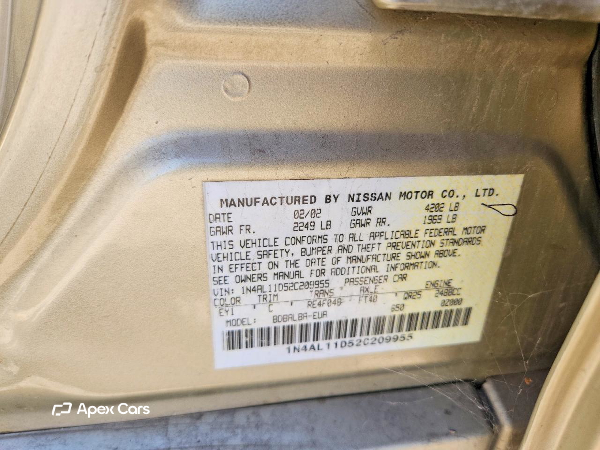 Nissan Altima 2002