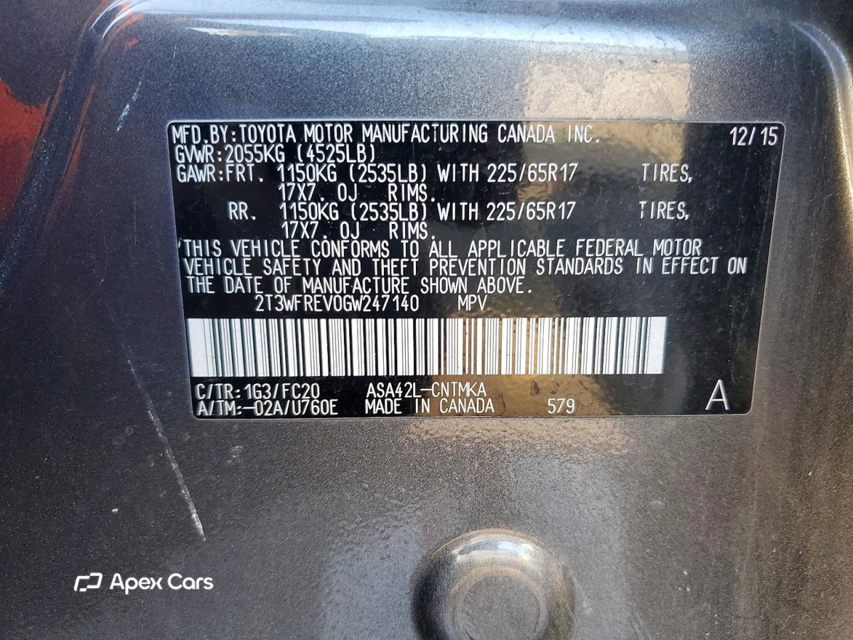 Toyota RAV 4 2016