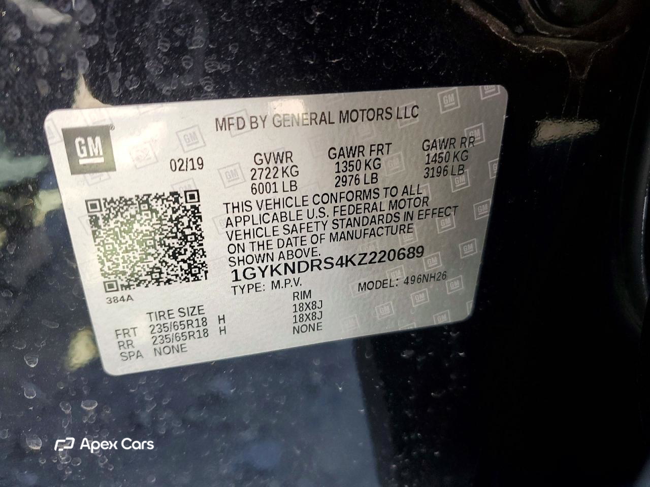 Cadillac XT5 2019