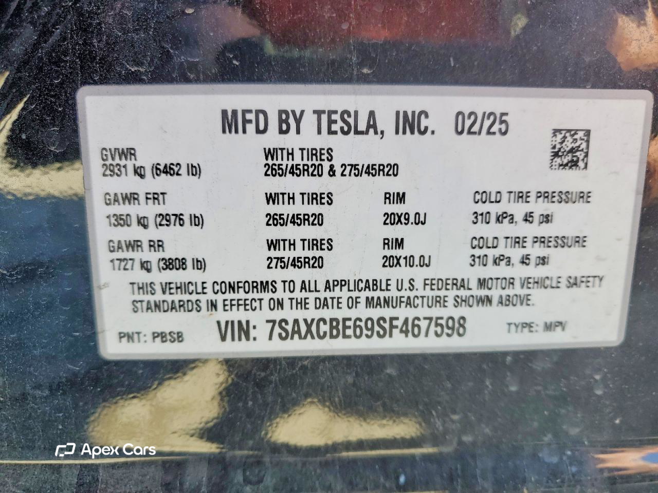 Tesla Model X 2025