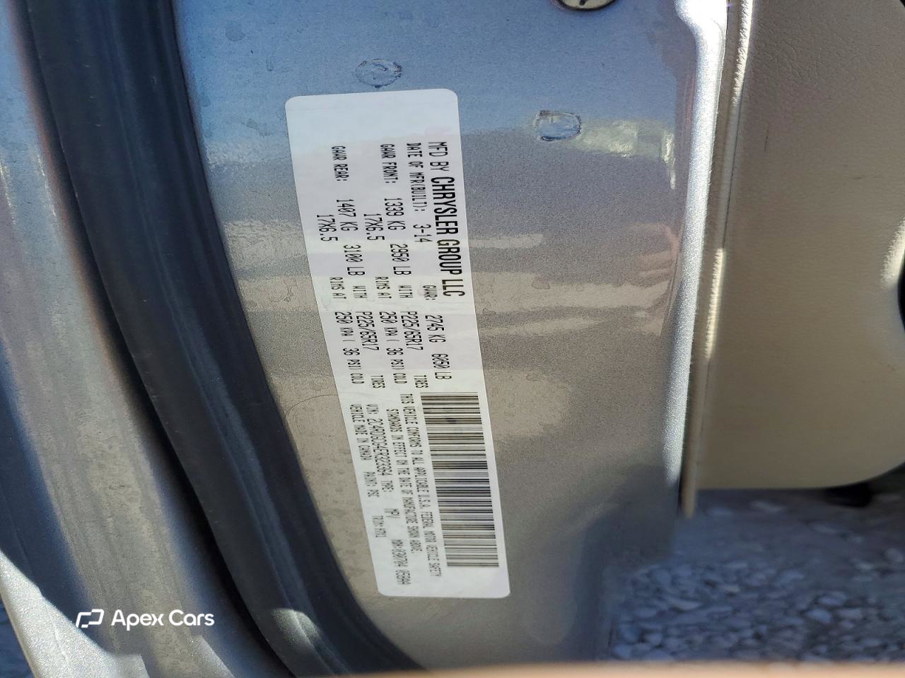 Dodge Caravan 2014