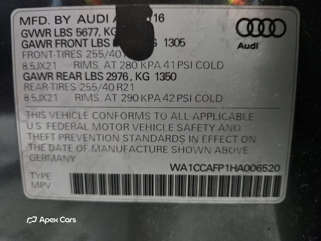 Audi SQ5 2017