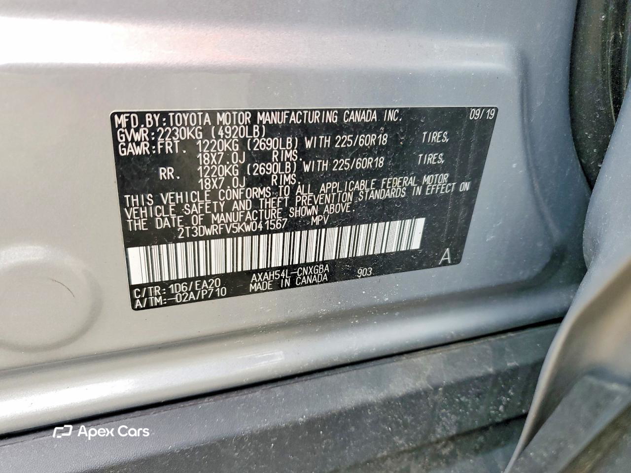 Toyota RAV 4 2019
