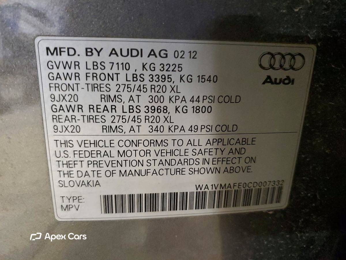 Audi Q7 2012