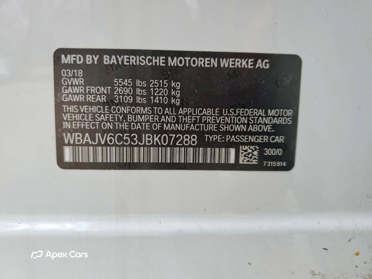 BMW Series 6 2018