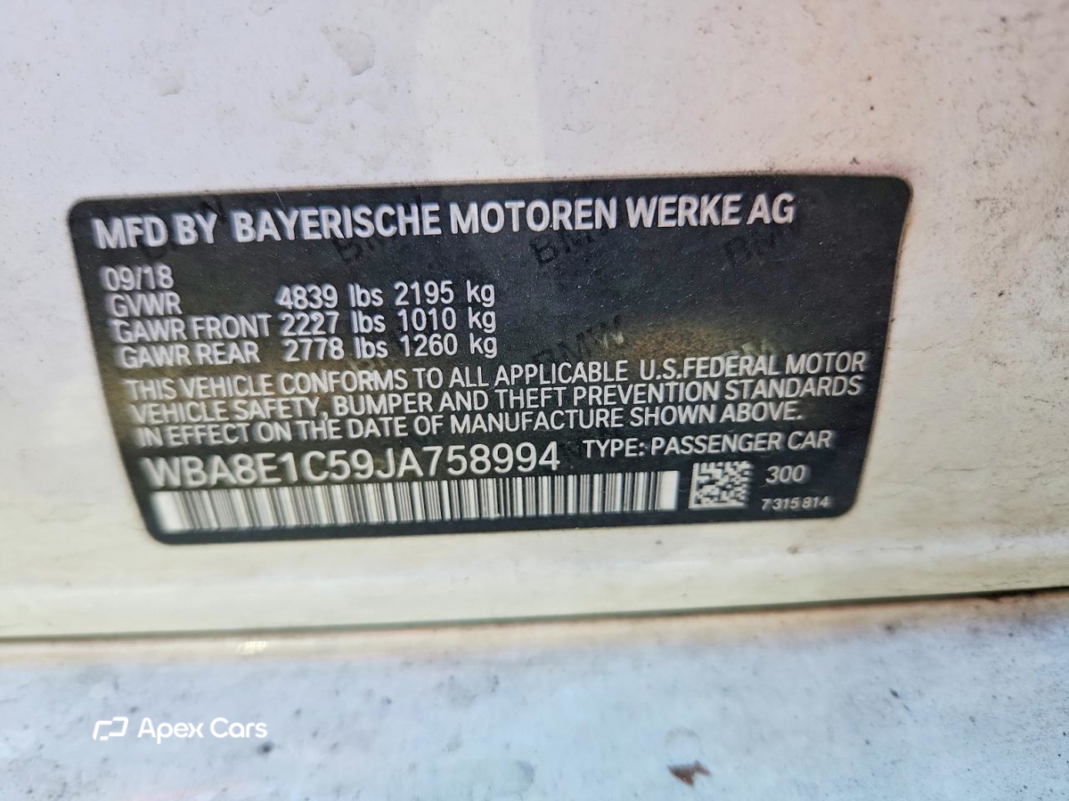 BMW Series 3 2018
